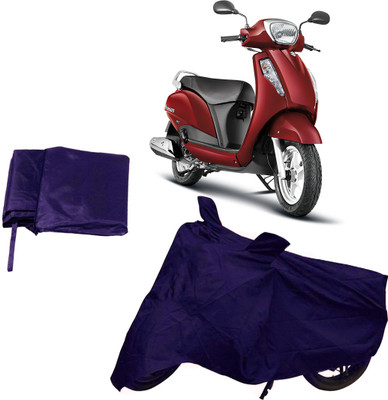 IKJ Two Wheeler Cover for Suzuki(Access, Blue)