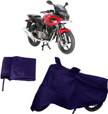 IKJ Two Wheeler Cover for Bajaj(Pulsar 220 DTS-i, Blue)