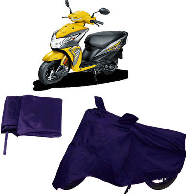 IKJ Two Wheeler Cover for Honda(Dio, Blue)