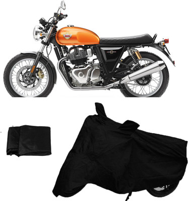FASTEST Two Wheeler Cover for Royal Enfield(Twin, Black)