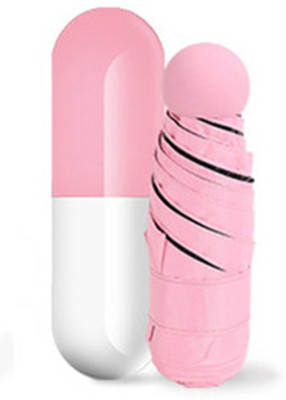 

Home Story Deal Bugs Designer Ultra Mini UV Coated 4-Fold Travel Capsule Umbrella, 100 cm Blush Pink Color Umbrella(Pink)