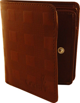 

Orbit Men Brown Genuine Leather, Fabric Wallet(7 Card Slots)