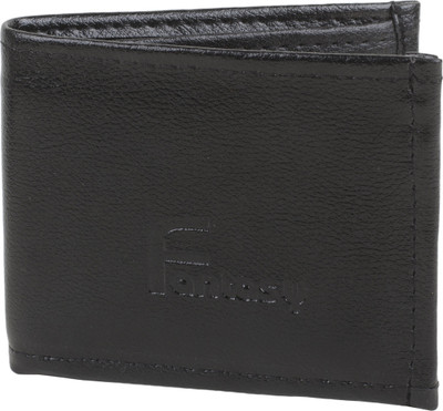 

Generic Men Black Artificial Leather Wallet(1 Card Slot)