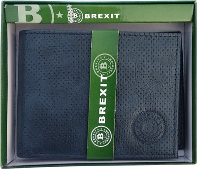 

Brexit Men Blue Artificial Leather Wallet(4 Card Slots)
