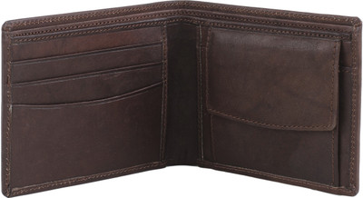 

Winsome Men Brown Genuine Leather Wallet(3 Card Slots)