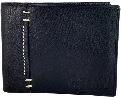 

TnW Men Black Genuine Leather Wallet(3 Card Slots)