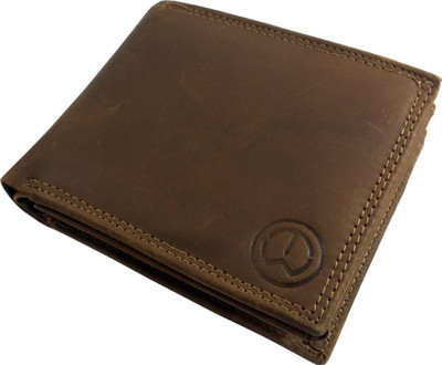 

KnW Men Beige Genuine Leather Wallet(7 Card Slots)