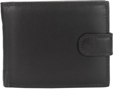 

LETS TALK DESIGN Men Black Genuine Leather Wallet(4 Card Slots)