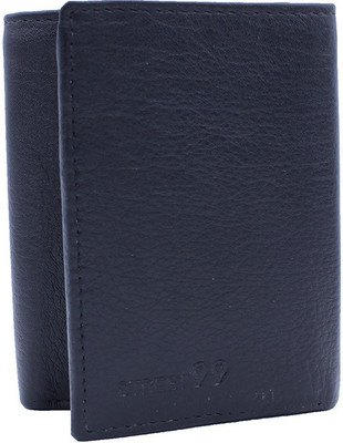 

Street 99 Men Black Genuine Leather Wallet(12 Card Slots)