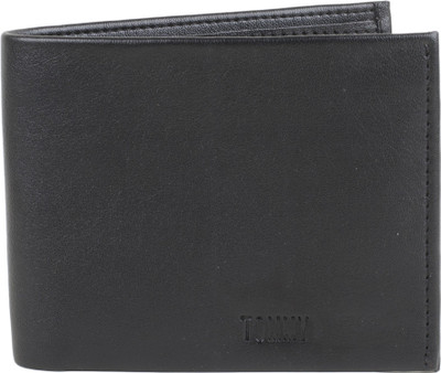 Winsome Deal Men Black Artificial Leather Wallet(3 Card Slots)