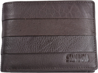 

stanindia Men Brown Genuine Leather Wallet(9 Card Slots)