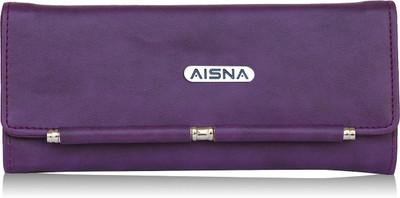 

Aisna Women Casual Purple Artificial Leather Wallet
