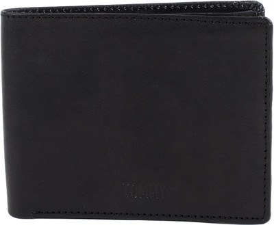 

Winsome Men Black Genuine Leather Wallet(3 Card Slots)
