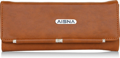 

Aisna Women Casual Tan Artificial Leather Wallet