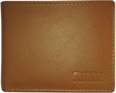 

STANINDIA Men Tan Genuine Leather Wallet(7 Card Slots)