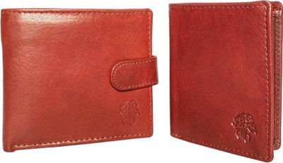 

Leandre Men Tan Genuine Leather Wallet(6 Card Slots)