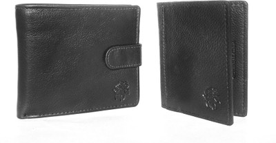 

Leandre Men Black Genuine Leather Wallet(6 Card Slots)