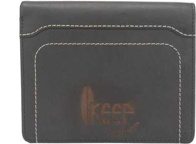 

LETS TALK DESIGN Men Black Genuine Leather Wallet(4 Card Slots)