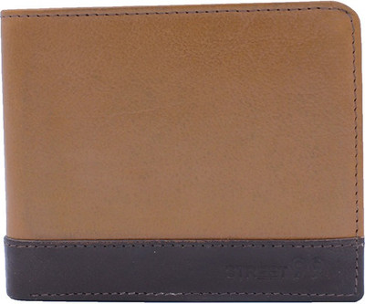 

Street 99 Men Multicolor Genuine Leather Wallet(7 Card Slots), Tan