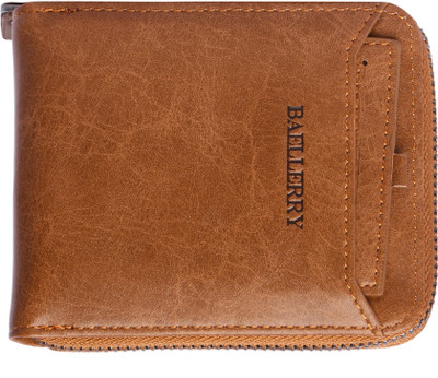 

Baellerry Men Tan Artificial Leather Wallet(8 Card Slots)