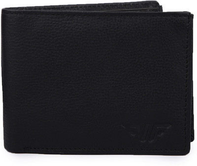 

WINNERFORCE Men Black Genuine Leather Wallet(5 Card Slots)