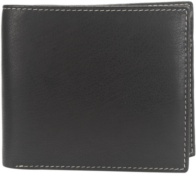 

LETS TALK DESIGN Men Black Genuine Leather Wallet(4 Card Slots)
