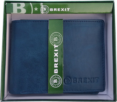 

Brexit Men Blue Artificial Leather Wallet(8 Card Slots), Blue c2c vl