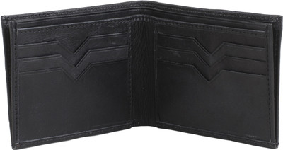 

Winsome Men Black Genuine Leather Wallet(6 Card Slots)
