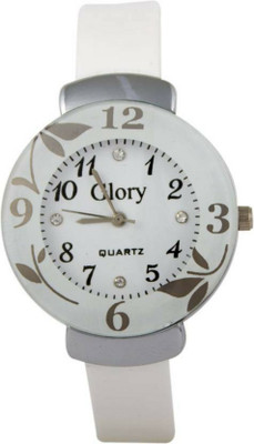 

Eiffel Time White flower stylish Watch - For Girls