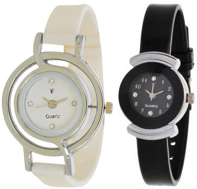 

Nubela New AJS062 Muiti Color Analog 2 Watch - For Girls