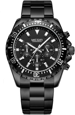 

Megir Gadin - 2064-FULLBLK-STL sports Watch - For Men