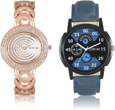 

LOREM W06-2-202 New Stylish Best Designer Combo Hand Watch - For Men & Women