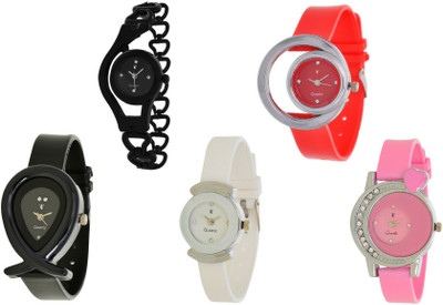 

Orayan New OAJS018 Muiti Color Analog 5 Watch - For Girls
