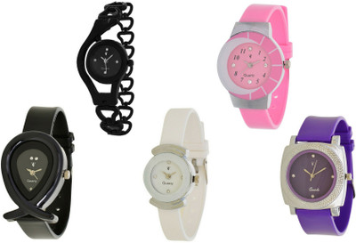 

Orayan New OAJS021 Muiti Color Analog 5 Watch - For Girls