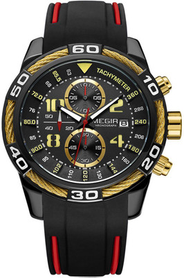

Megir Gadin - 2045- BLK sports Watch - For Men