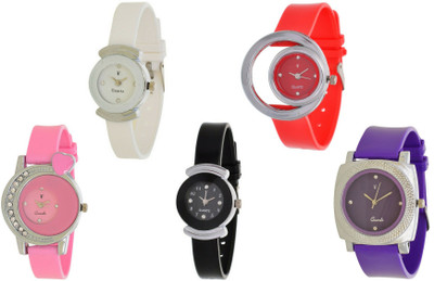 

Orayan New OAJS012 Muiti Color Analog 5 Watch - For Girls
