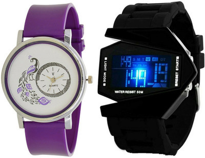 

Orayan New OAJS046 Muiti Color Analog 2 Watch - For Girls