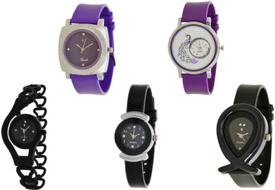 

Orayan New OAJS001 Muiti Color Analog 5 Watch - For Girls