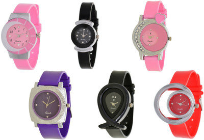 

Orayan New OAJS031 Muiti Color Analog 6 Watch - For Girls