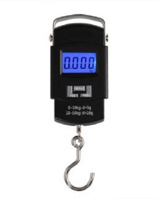 

EMMQUOR Electronic Hanging Pocket Scale Up to 50 Kg Weighing Scale(Black)