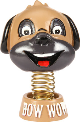 

Imagica Bow Wow Face Bobblehead(Beige, Black)