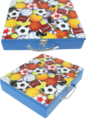

ENIGMATIC WOODWORKS Kids Storage Box – Ball theme. Good quality, durable and design as per kids’ interest