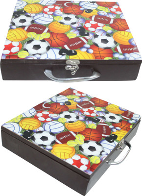 

ENIGMATIC WOODWORKS Kids Storage Box – Ball theme. Good quality, durable and design as per kids’ interest