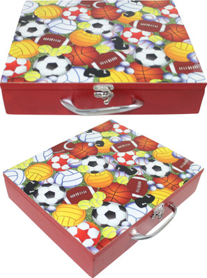 

ENIGMATIC WOODWORKS Kids Storage Box – Ball theme. Good quality, durable and design as per kids’ interest