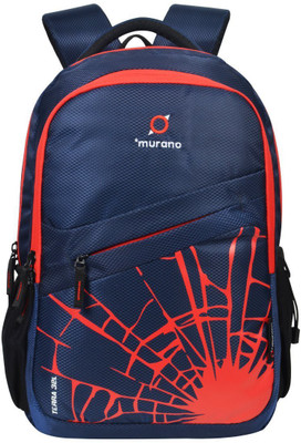 

Murano Backpack with 3 Compartment School/College Backpack 4 L Backpack(Multicolor)