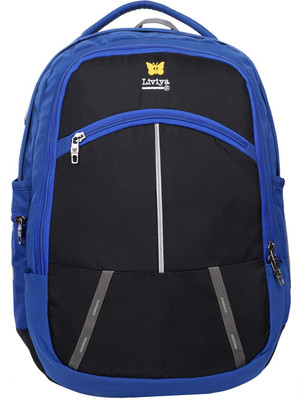 

Liviya SB-1494 37 L Backpack(Black, Blue)
