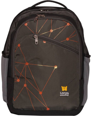 

Liviya SB-1450 30 L Backpack(Brown, Black, Orange), Black;brown;orange