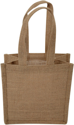 

Rajrang Handmade Jute laminated Lunch/Gift Bag Lunch Bag(Beige, 4 L)