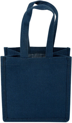 

Rajrang Handmade Jute laminated Lunch/Gift Bag Lunch Bag(Blue, 4 L)
