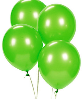 Ishant Creation Solid balloon1003 Balloon(Green, Pack of 100)